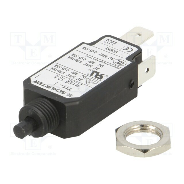 SCHURTER Circuit breaker; Urated: 240VAC; 48VDC