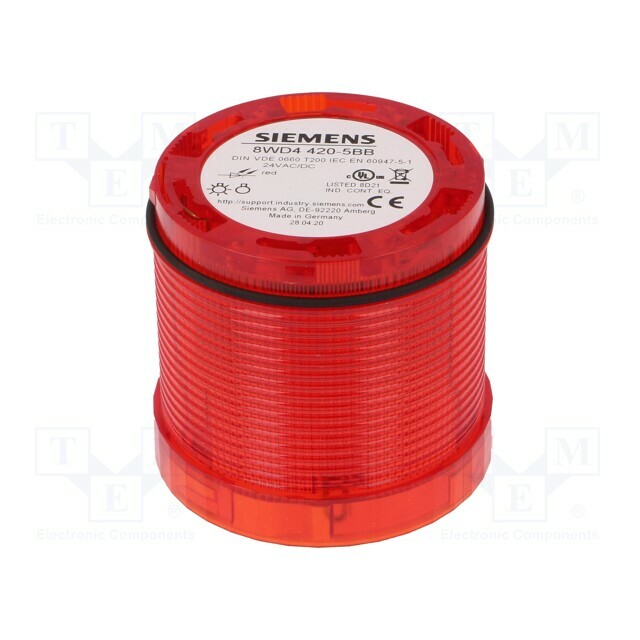 SIEMENS Automation module: light signaller; red
