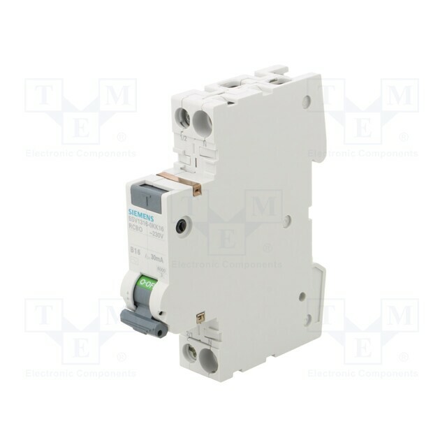 SIEMENS RCBO breaker; Inom: 16A; Ires: