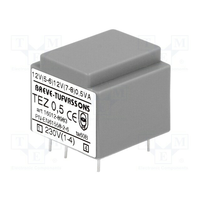 BREVE TUFVASSONS Transformer: encapsulated; 0.5VA