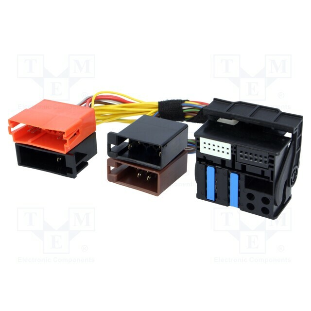 4CARMEDIA Multimedia adapter; ISO,Quadlock; Audi
