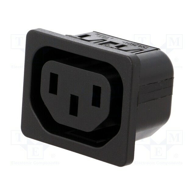 SCHURTER Connector: AC supply; socket; female