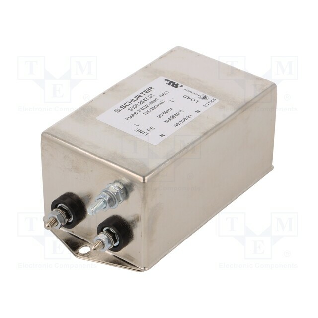 SCHURTER Filter: anti-interference; single-phase; 250VAC; Ioper