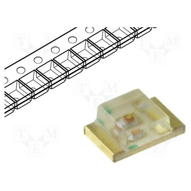 KINGBRIGHT ELECTRONIC LED; yellow; SMD; 0805