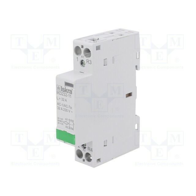 ISKRA Contactor: 2-pole installation; 32A; 24VAC