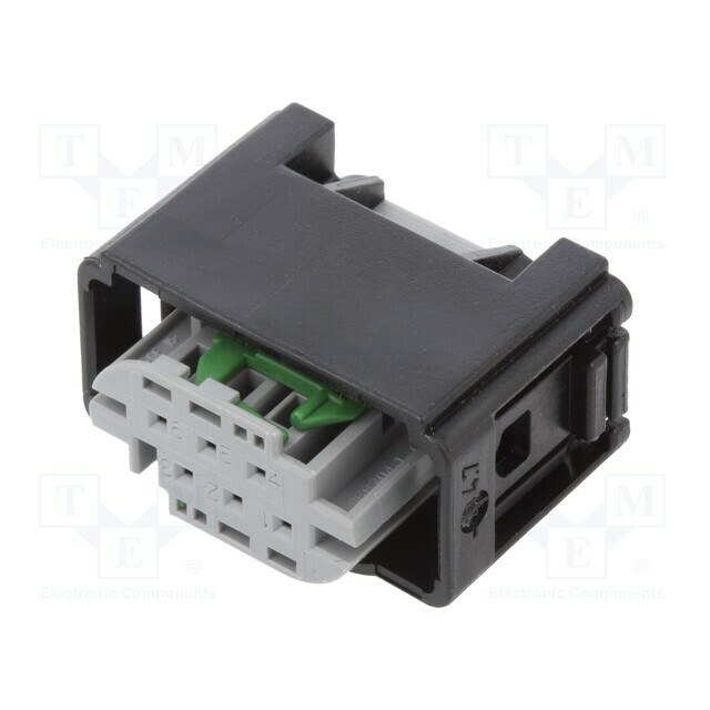 TE CONNECTIVITY Connector: automotive; grey; socket