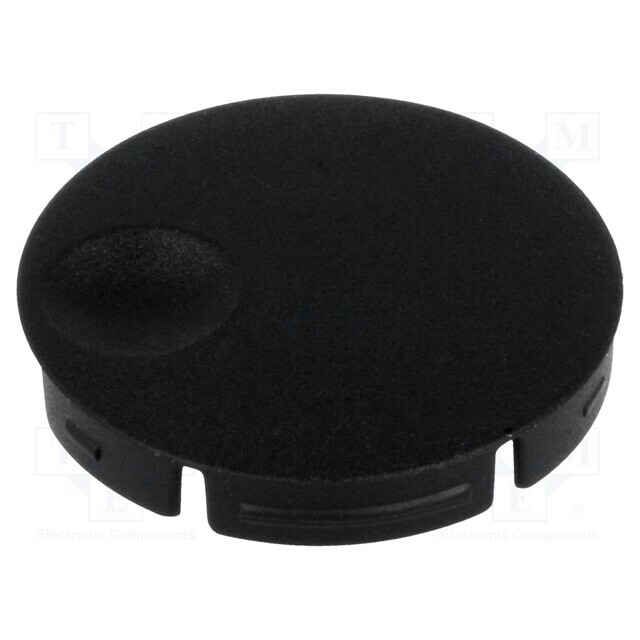 OKW Cap; polyamide; black; push-in |