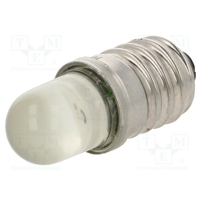 POLAM-ELTA LED lamp; E10; yellow; 24VDC