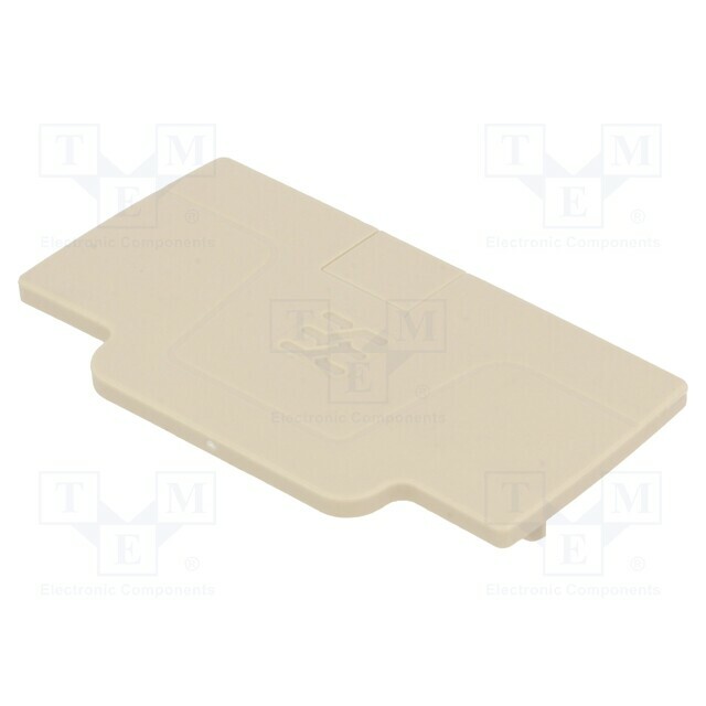 WEIDMÜLLER End piece; beige; wemid; 2