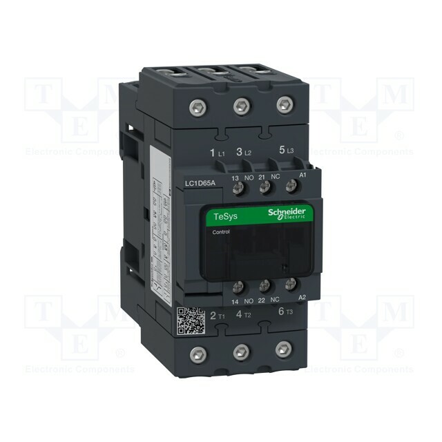 SCHNEIDER ELECTRIC Contactor: 3-pole; NO x3