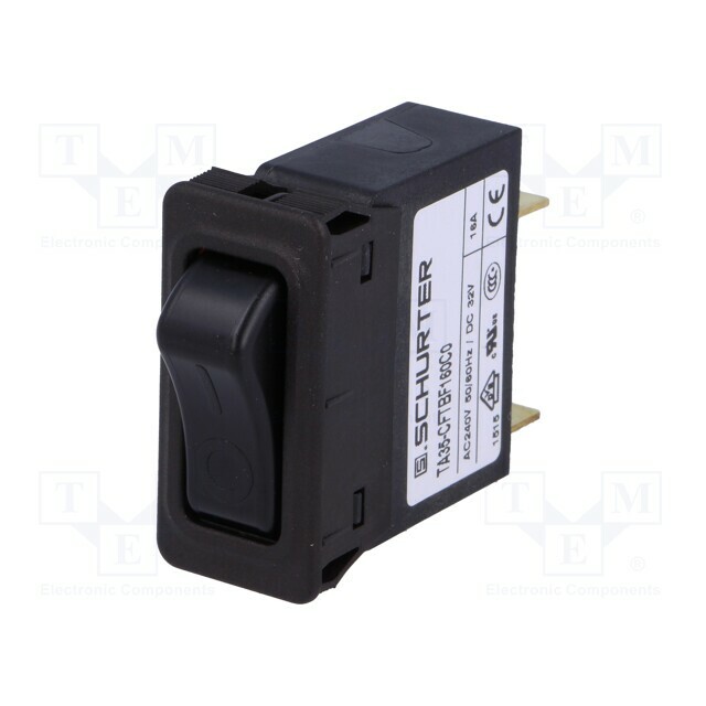 SCHURTER Circuit breaker; Urated: 240VAC; 60VDC