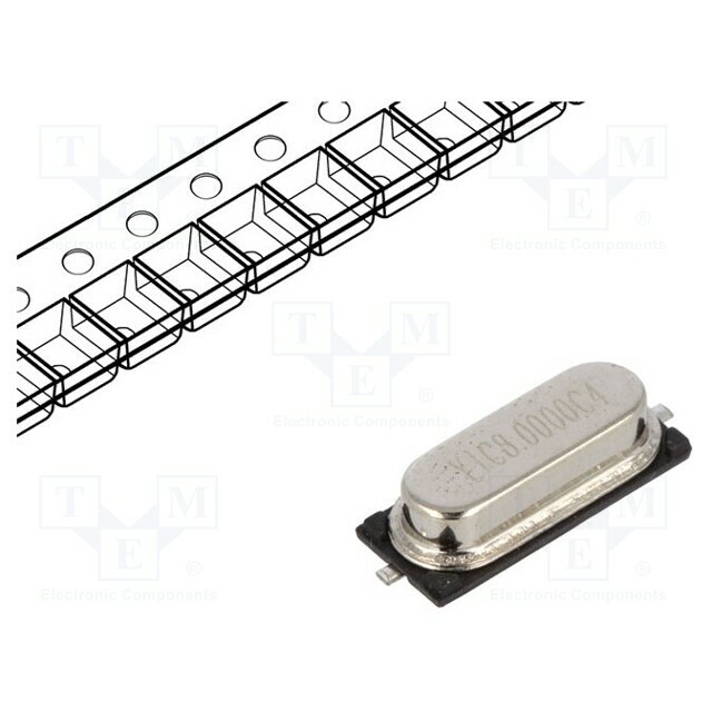 YIC Crystal; 8MHz; SMD; 20pF; ±30ppm