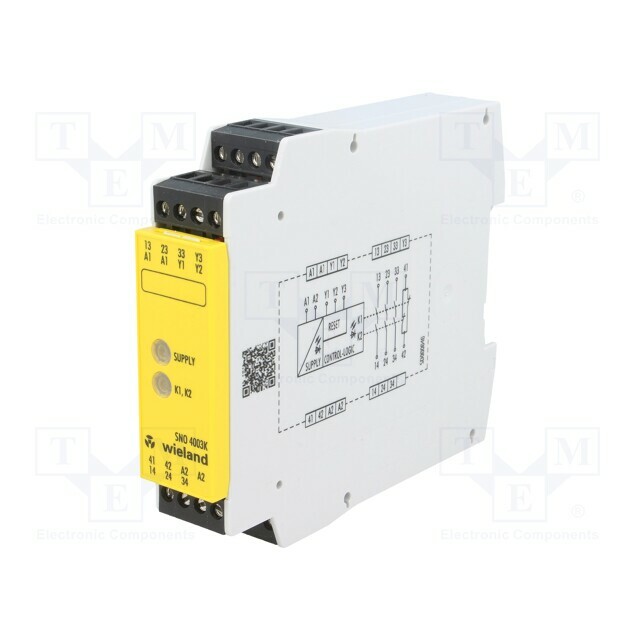 WIELAND Automation module: safety relay; 24VDC