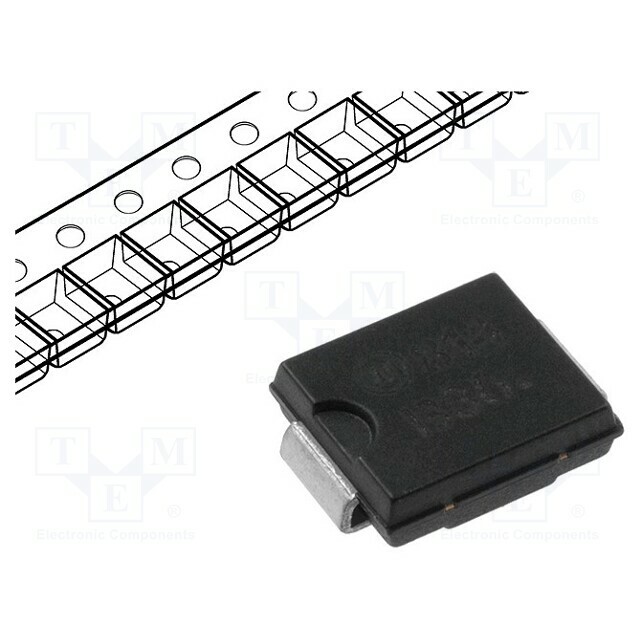 VISHAY Diode: Schottky rectifying; SMC; SMD