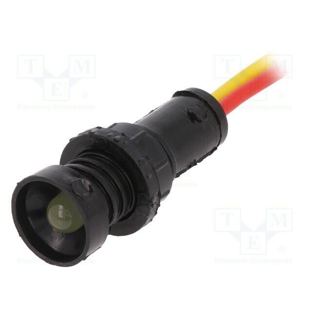 ELPROD Indicator: LED; recessed; yellow; 12÷24VDC