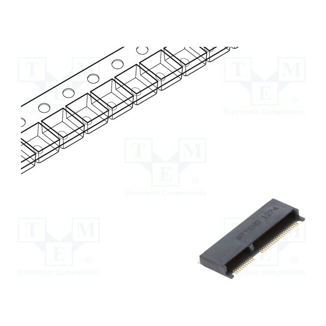 ATTEND Connector: M.2 (NGFF); horizontal
