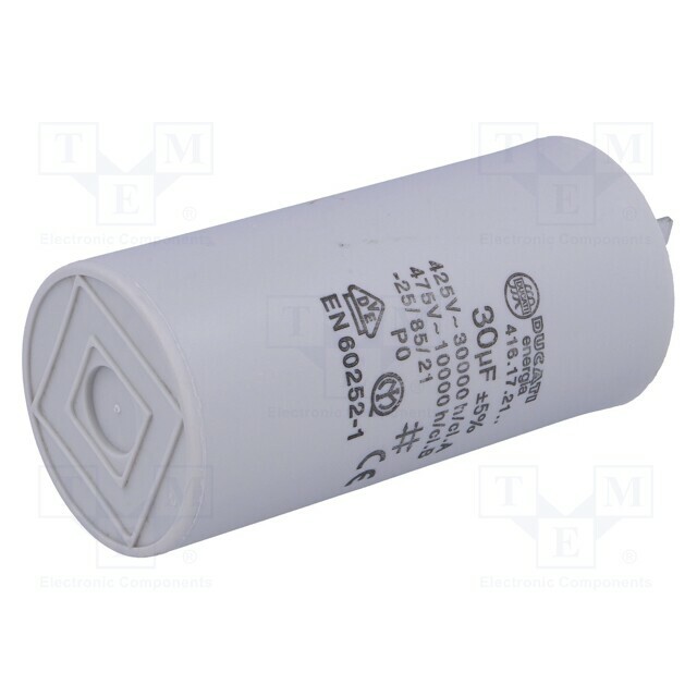 DUCATI ENERGIA Capacitor: polypropylene; motors, run