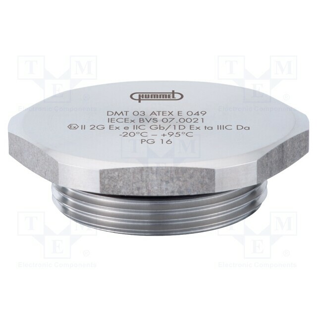 Stopper; PG16; IP68; stainless steel; V-INOX-Ex
