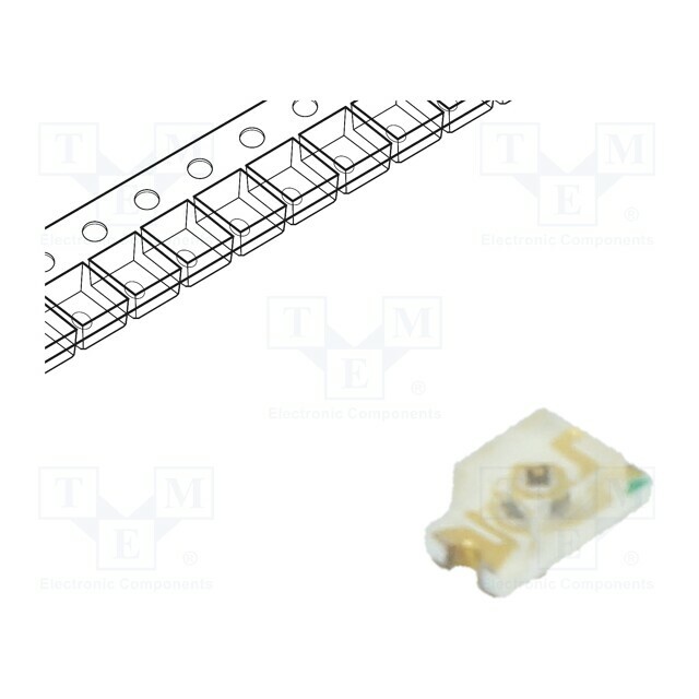REFOND LED; green; SMD; 0603; 260÷900mcd