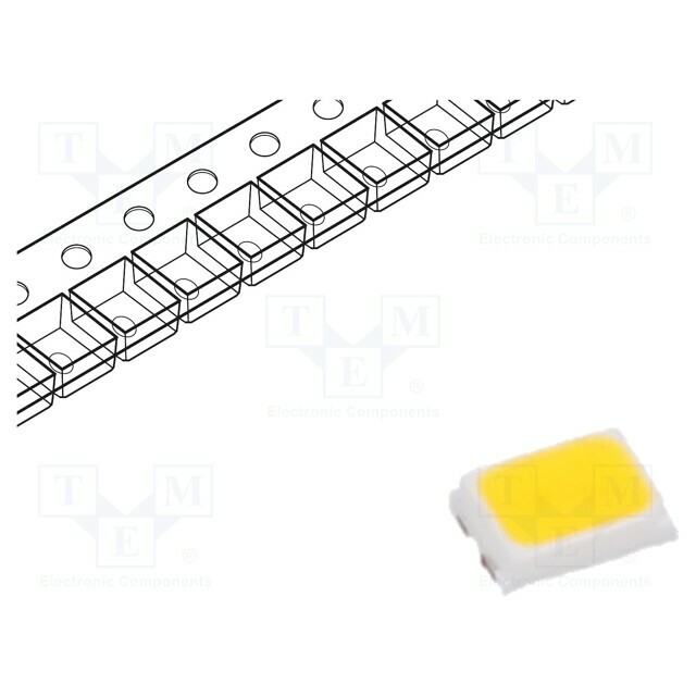 OPTOSUPPLY LED; white warm; SMD; Case