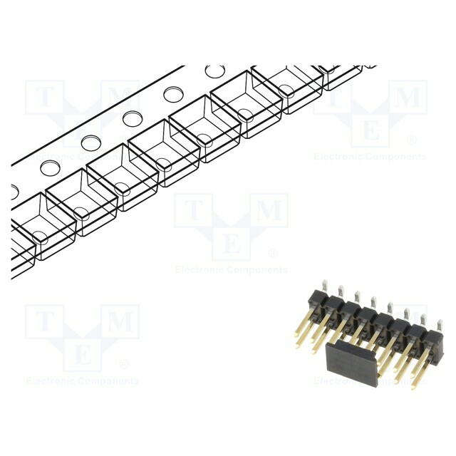 AMPHENOL COMMUNICATIONS SOLUTIONS Connector: pin strips