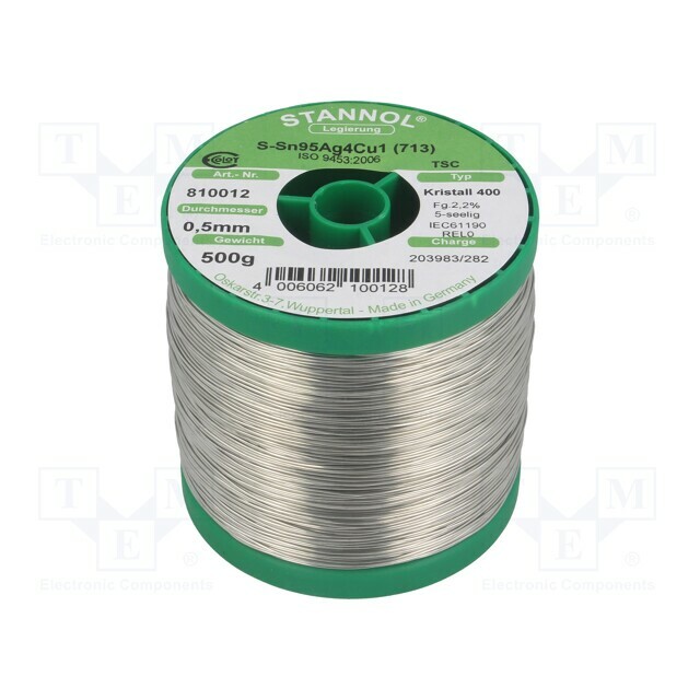STANNOL Tin; lead free; Sn95,5Ag3
