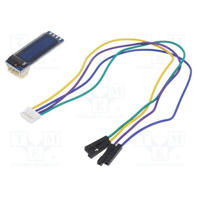 WAVESHARE Display: OLED; 0.91"; 128x32