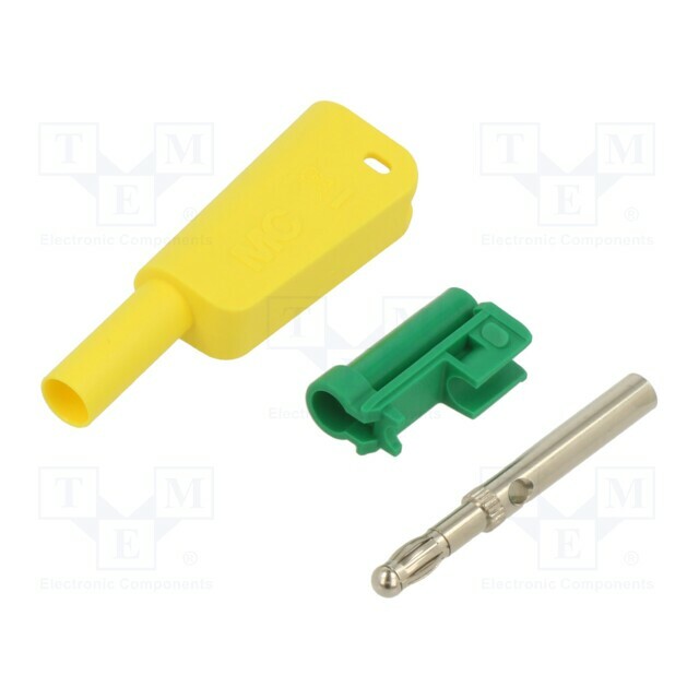 STAUBLI Laboratory connector: 4mm banana; plug