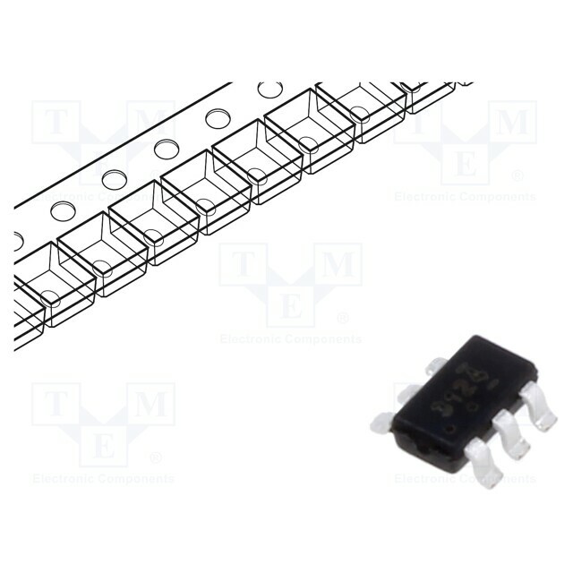 ONSEMI Transistor: P-MOSFET x2; unipolar; -20V