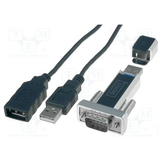 DIGITUS USB to RS232 converter; D-Sub
