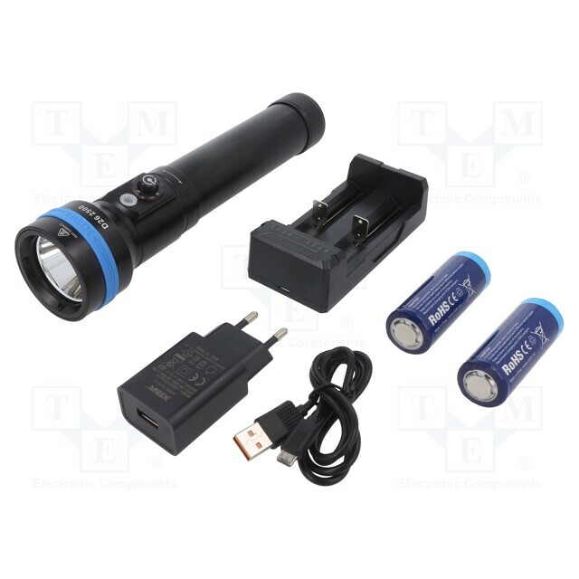 Torch: LED; IPX8; 30lm,700lm,1400lm