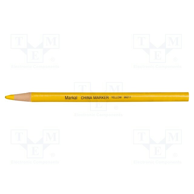 Marker: pencil; yellow; CHINA MARKER; Tip: