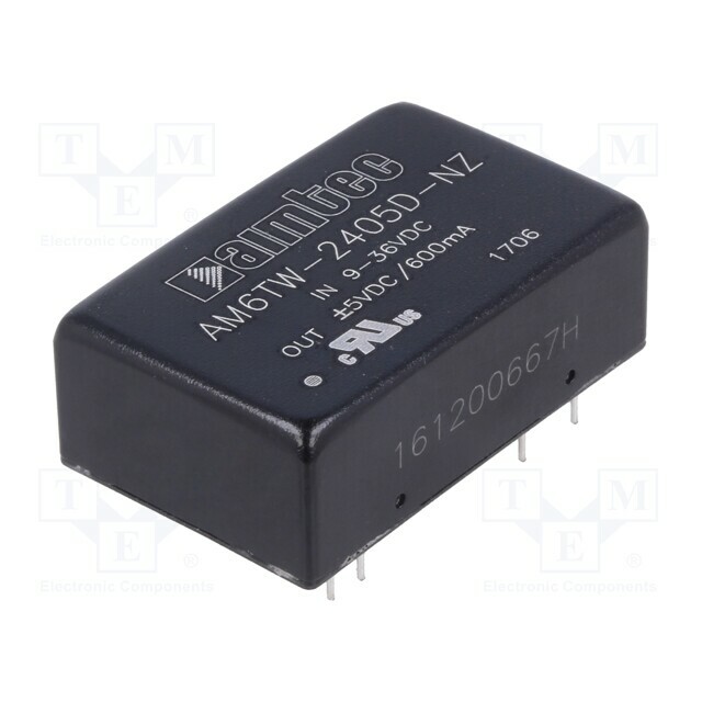 AIMTEC Converter: DC/DC; 6W; Uin: 9÷36VDC