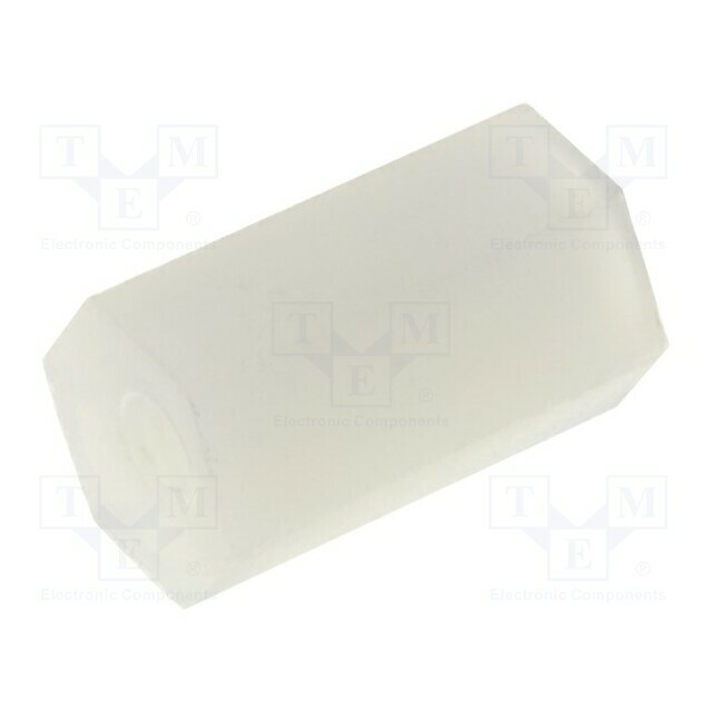 FIX&FASTEN Screwed spacer sleeve; hexagonal; polyamide