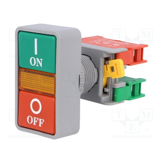 AUSPICIOUS Switch: double; 22mm; Stabl.pos: