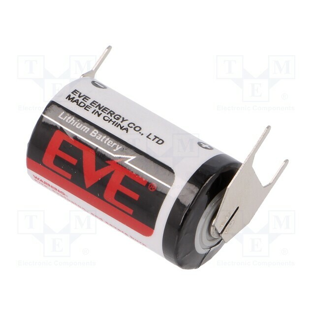 EVE BATTERY Battery: lithium; 1/2AA,1/2R6