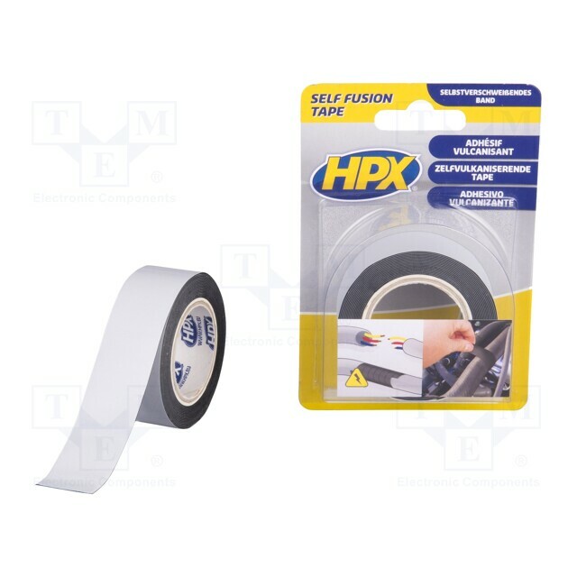 Tape: self-amalgamating; black; 25mm; L: 3m