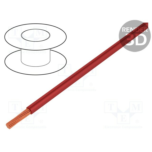 STAUBLI Wire; Silivolt®-E; 1x0.25mm2; stranded