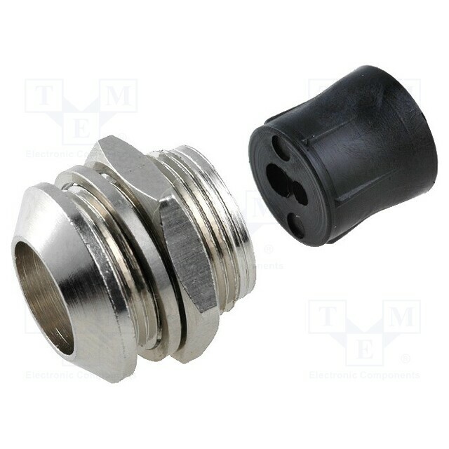 TORIVAC LED holder; 8mm; nickel; convex