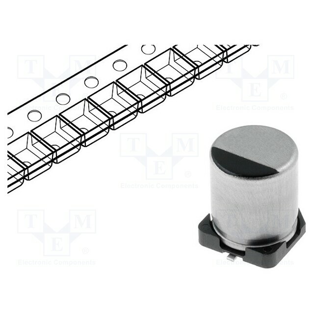 PANASONIC Capacitor: electrolytic; low ESR; SMD