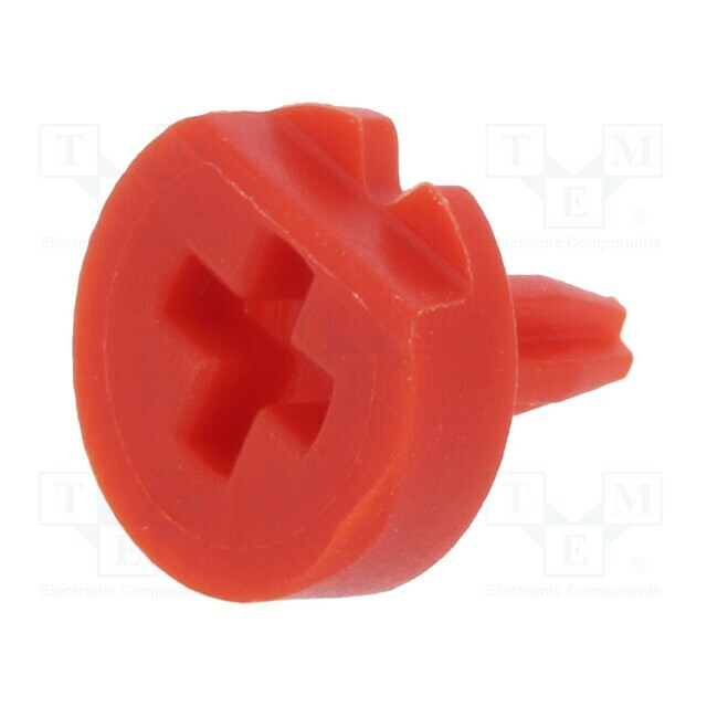 ACP Knob; with pointer; red; Ø6