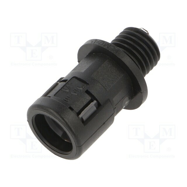 Straight terminal connector; Thread: metric,outside
