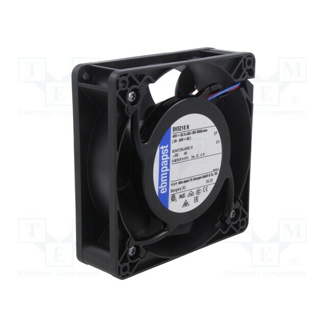 EBM-PAPST Fan: DC; 127x127x38mm; axial; 48VDC