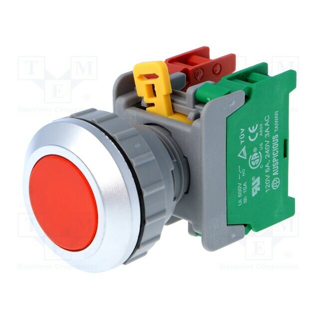 AUSPICIOUS Switch: push-button; 30mm; Stabl.pos:
