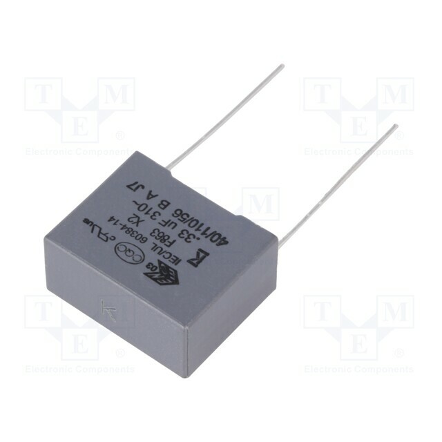 KEMET Capacitor: polypropylene; X2; F863; 0