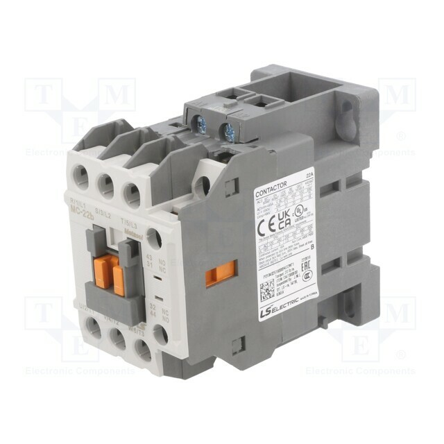 LS ELECTRIC Contactor: 3-pole; NO x3