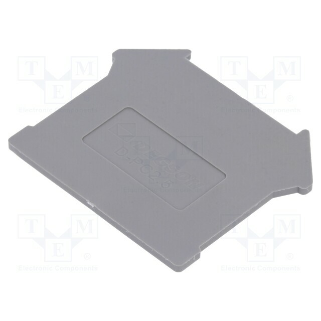 DEGSON ELECTRONICS Separating plate; grey |