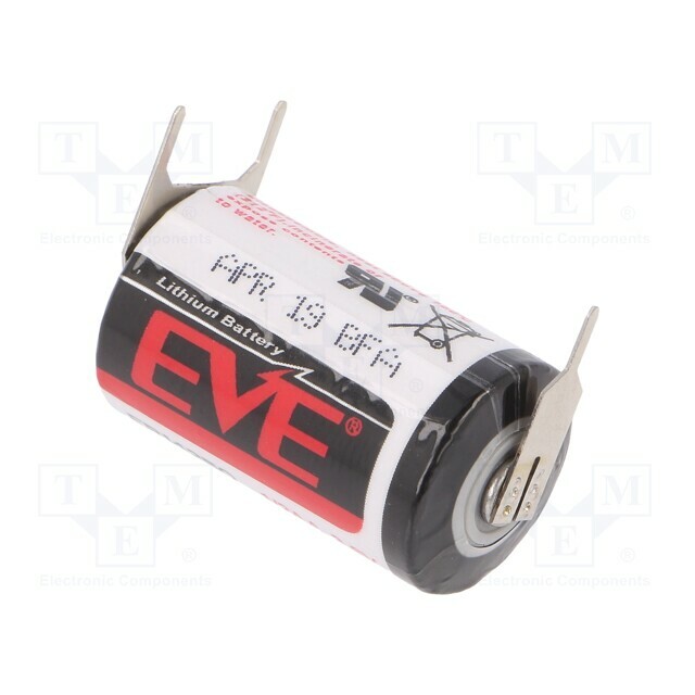 EVE BATTERY Battery: lithium; 1/2AA,1/2R6