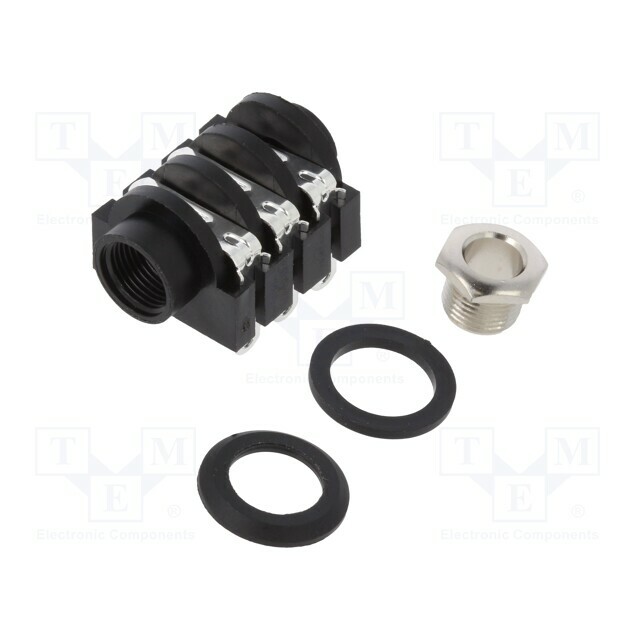 AMPHENOL Connector: Jack 6,3mm; socket