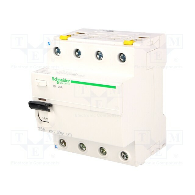 SCHNEIDER ELECTRIC RCD breaker; Inom: 25A